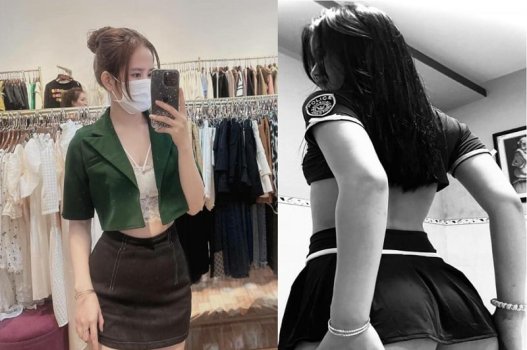 Модель Tiktok записывает крутой момент для мальчика